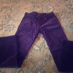 Corduroy suede pants